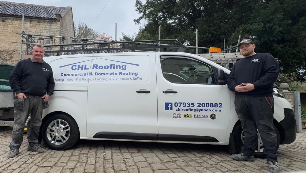 CHL Roofing Team Van